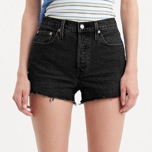 Levi’s 501 Black Denim Shorts